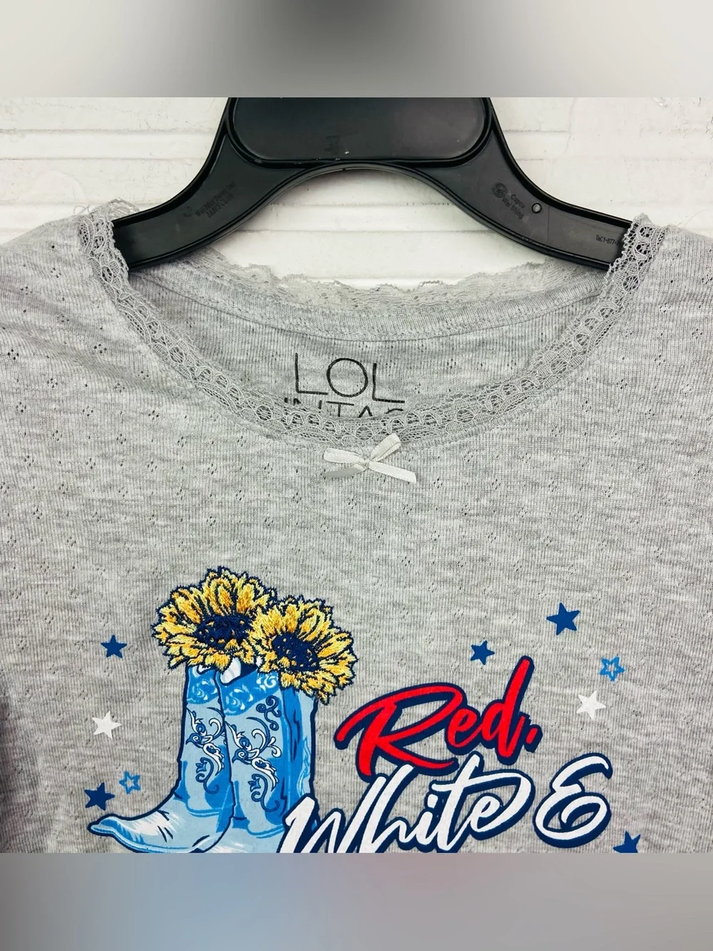 NWT L.O.L. Vintage Girls' Gray 